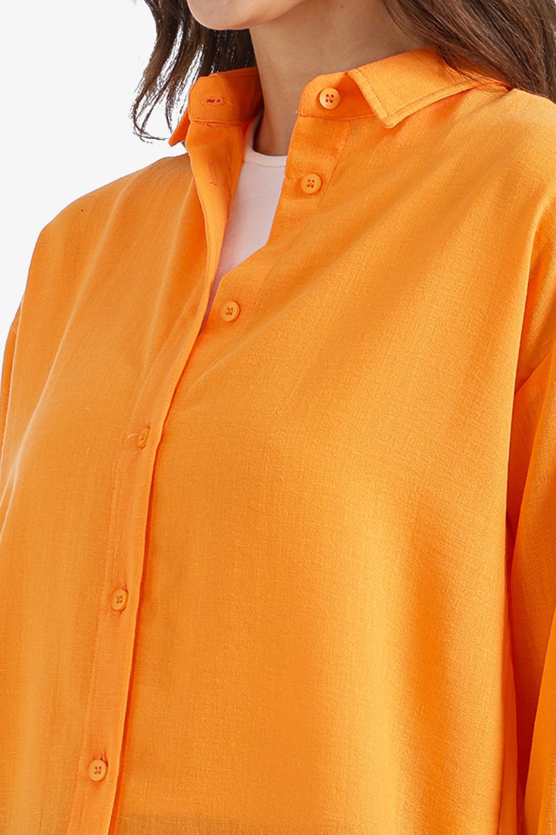Clue Dropped-Shoulder Relaxed Shirt - Image 4